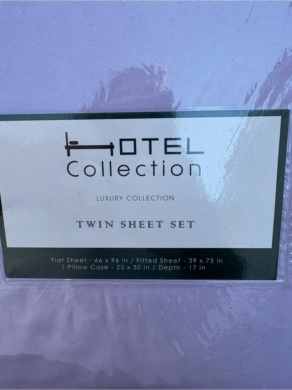 Hotel Collection Lavender Twin Sheet Set